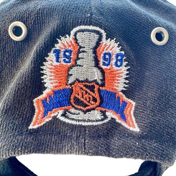 VTG Detroit Red Wings 1998 Stanley Cup Champs NHL Starter Adjustable Hat Cap - Picture 8 of 9